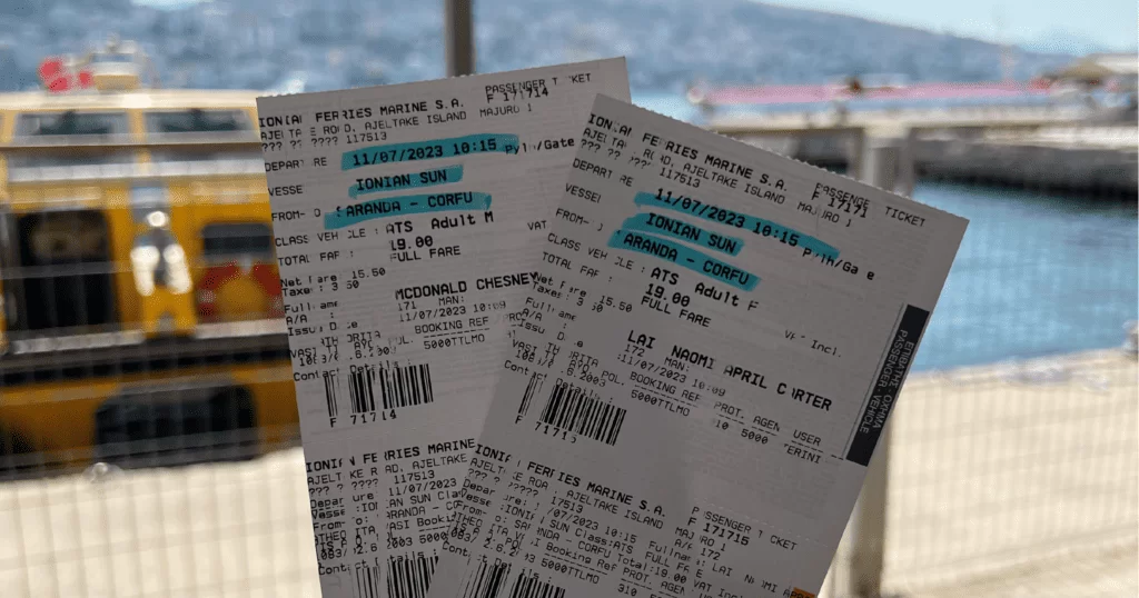 Sarande to Corfu Ferry Tickets